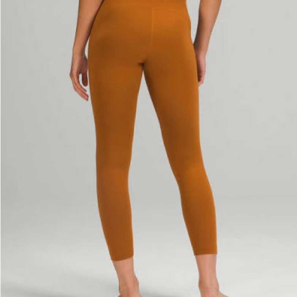 Lululemon Instill High Rise Tight Leggings 25” in Butternut Brown